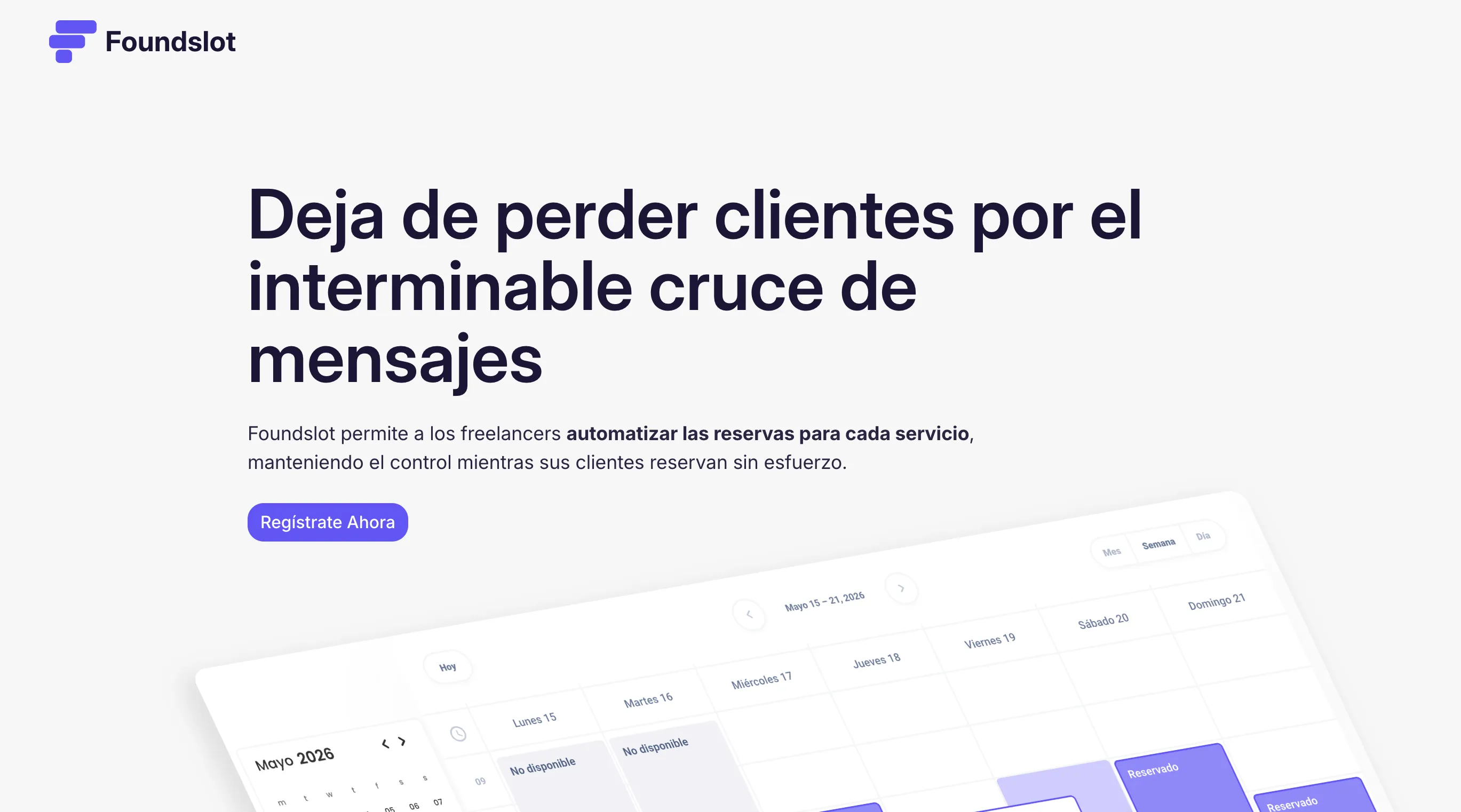 Foundslot booking software